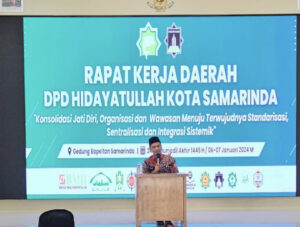 Ketua Komisi II DPRD Provinsi Kalimantan Timur Membuka Acara RAKERDA DPD Hidayatullah Kota Samarinda