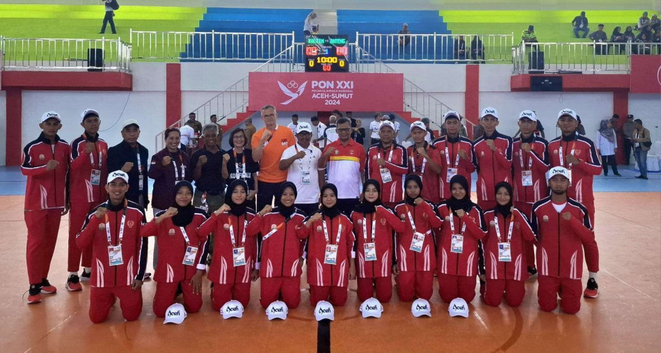 Aceh Raih Emas Pertama dalam Debut Korfball di PON XXI Aceh-Sumut 2024